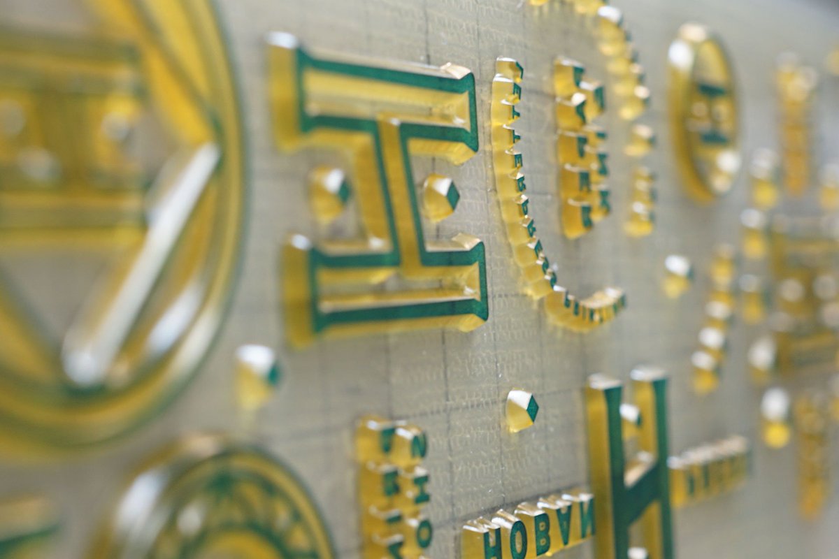 HobanPress's tweet photo. We ❤️ photopolymer! We wrote a short post explaining why we use it and how it fits into the history of #letterpress printing: https://t.co/4gQhiy0The https://t.co/ECWI85tBnT