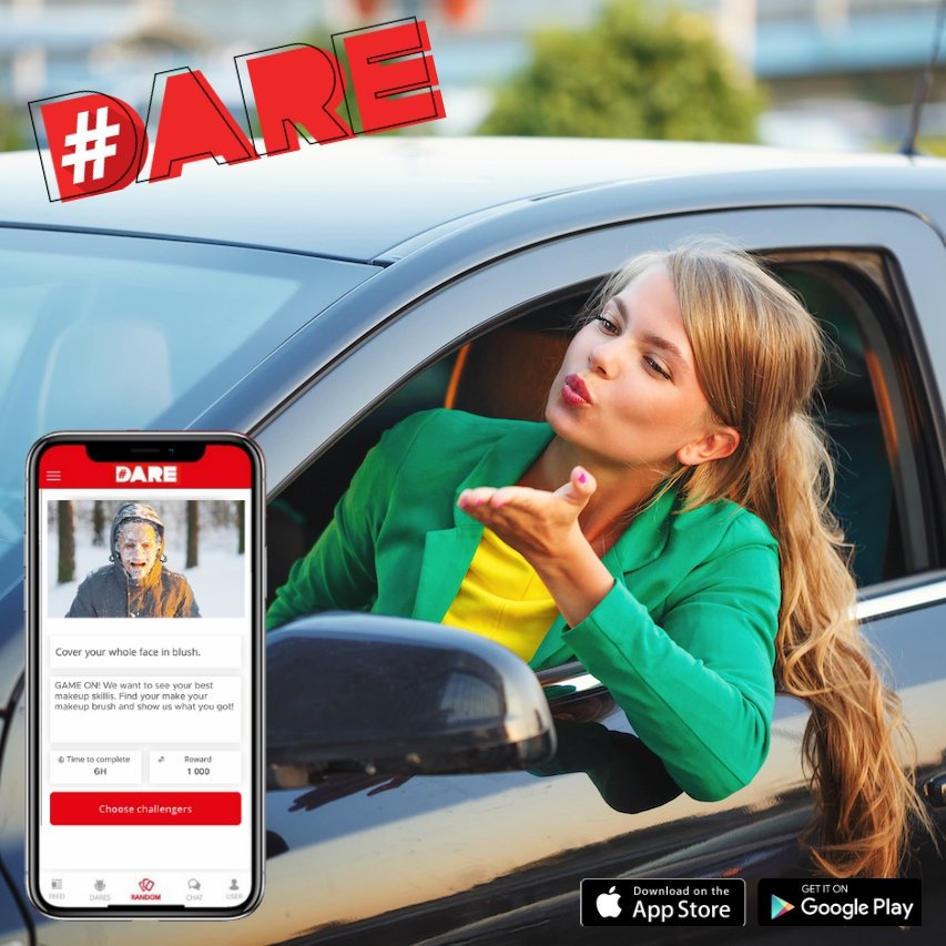 DARE81191291's tweet photo. I DARE you $20 for blowing kisses to strangers.ππ
#daretheapp #dareapp #daretogether #findafriend #doadare #getpaid #fundare #dogooddare #cometogether #socialthatpays #nofilter #notfake #dare #daretoshine #daretobedifferent #daredevill #daretocare #dared https://t.co/d7RxETzdH7