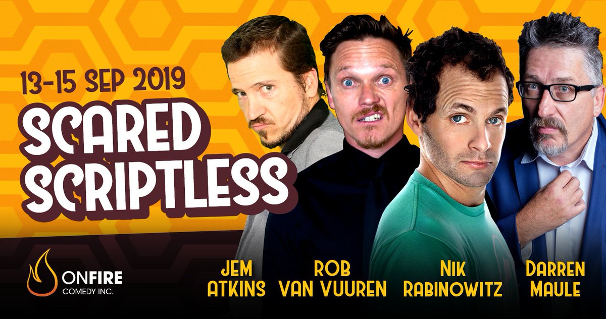 Don't miss the hilarious improvisation comedy show Scared Scriptless where everything’s made up on stage based on audience suggestions!  There is no script, no rehearsal, just years of experience and masses of talent. Tickets on sale now hiltonfestival.co.za 
<a href="/OnFireComedy/">Durban Comedy</a>