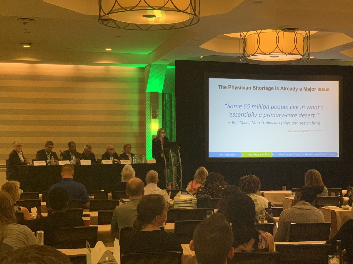 CCAClinics's tweet photo. Onto our executive leadership panel with Tracey Kniess, @Dr_MarcWatkins @PeterGoldbachMD, Sanjay Pathak, Brian Slusser and Tracey Kniess https://t.co/EWM03nLoIo