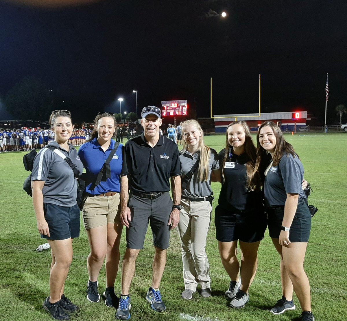 AndrewsInst's tweet photo. Andrews Institute provided sports medicine coverage at the Tate High School vs. Pace High School football jamboree last Friday. #ForThoseWhoMove https://t.co/OoBIdXo7i3