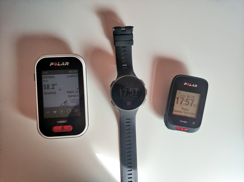 pablitopiny's tweet image. Todo listo para una nueva semana @PolarGlobal 
#BloodSweatAndData