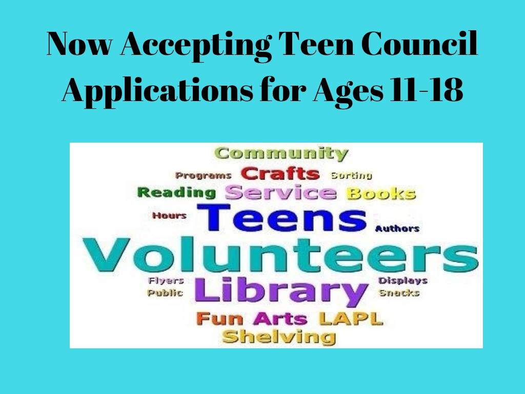 PlattLibrary's tweet photo. We are looking for teens with a strong sense of leadership and dedication who are interested in contributing to The Platt Branch. Volunteer hours will be provided to those who join, and applications are available at our Reference Desk. Our next meeting is September 5 at 4:00 p.m. https://t.co/S9jlJEi1b6