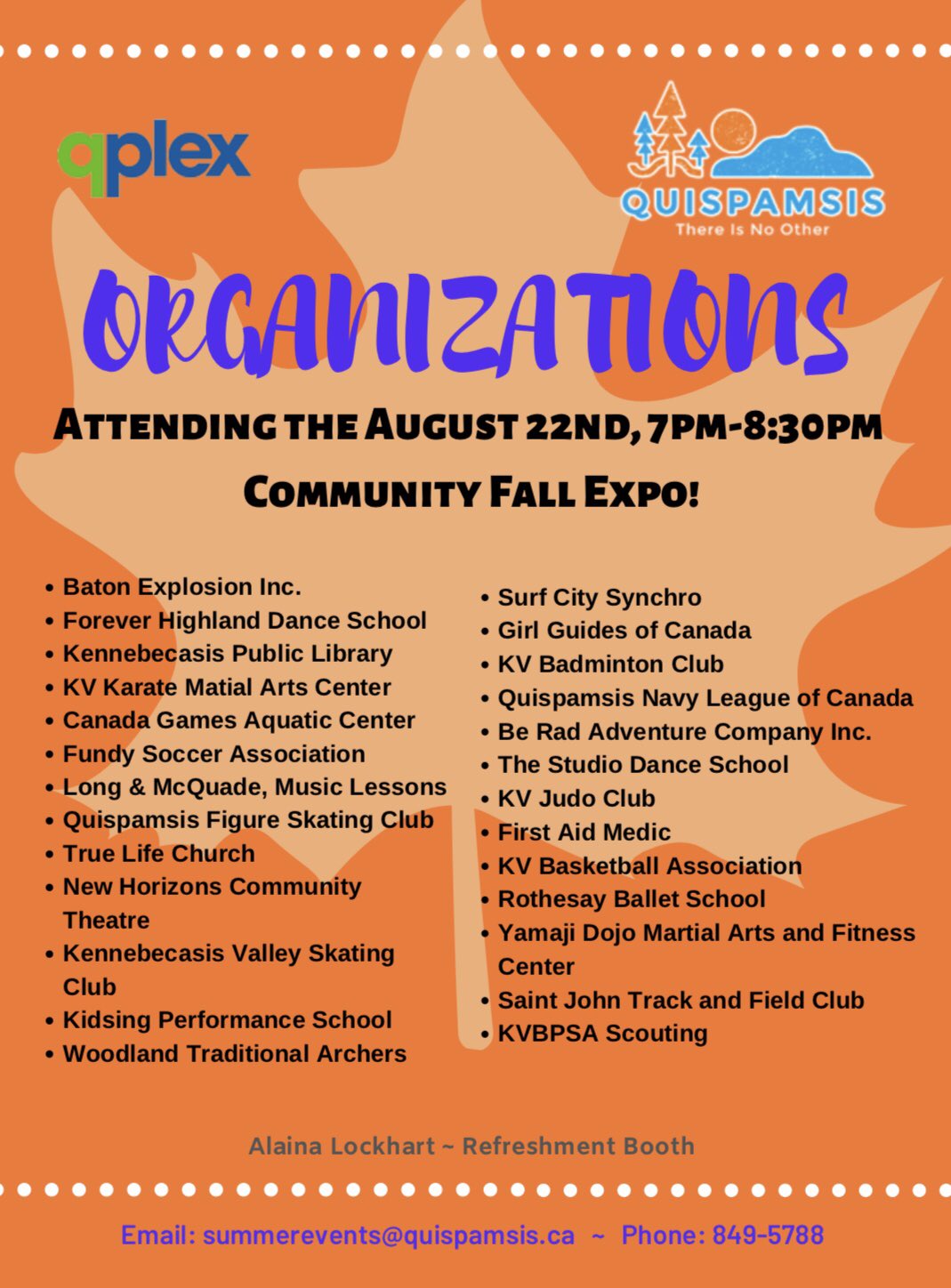 Quispamsis Recreation (QuispamsisRec) / Twitter