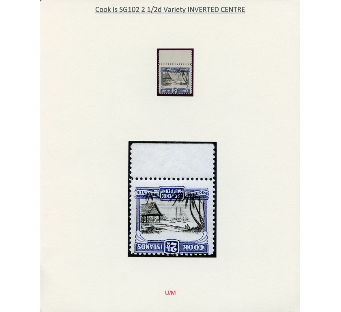 bloxhamstamps's tweet photo. M203505 - Cook Islands SG102 2 1/2d Variety INVERTED CENTRE U/M

#Philately #StampCollecting #Stamps #Commonwealth #CookIslands #StampsWithVarieties https://t.co/C3cGmPJ9ki
