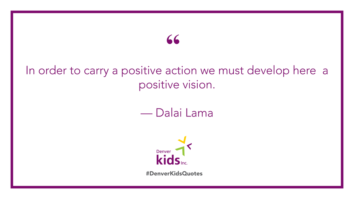 #DenverKidsQuotes #MondayMotivation