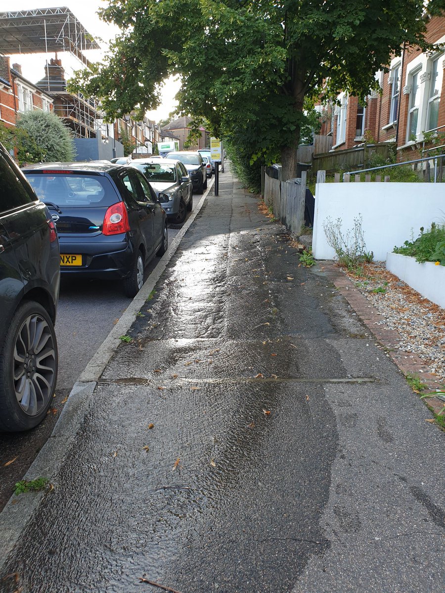 LawrenceJones's tweet photo. @thameswater Seems to be a lot of water coming down Benson Road in Forest Hill...? https://t.co/Eg71mjlGgk