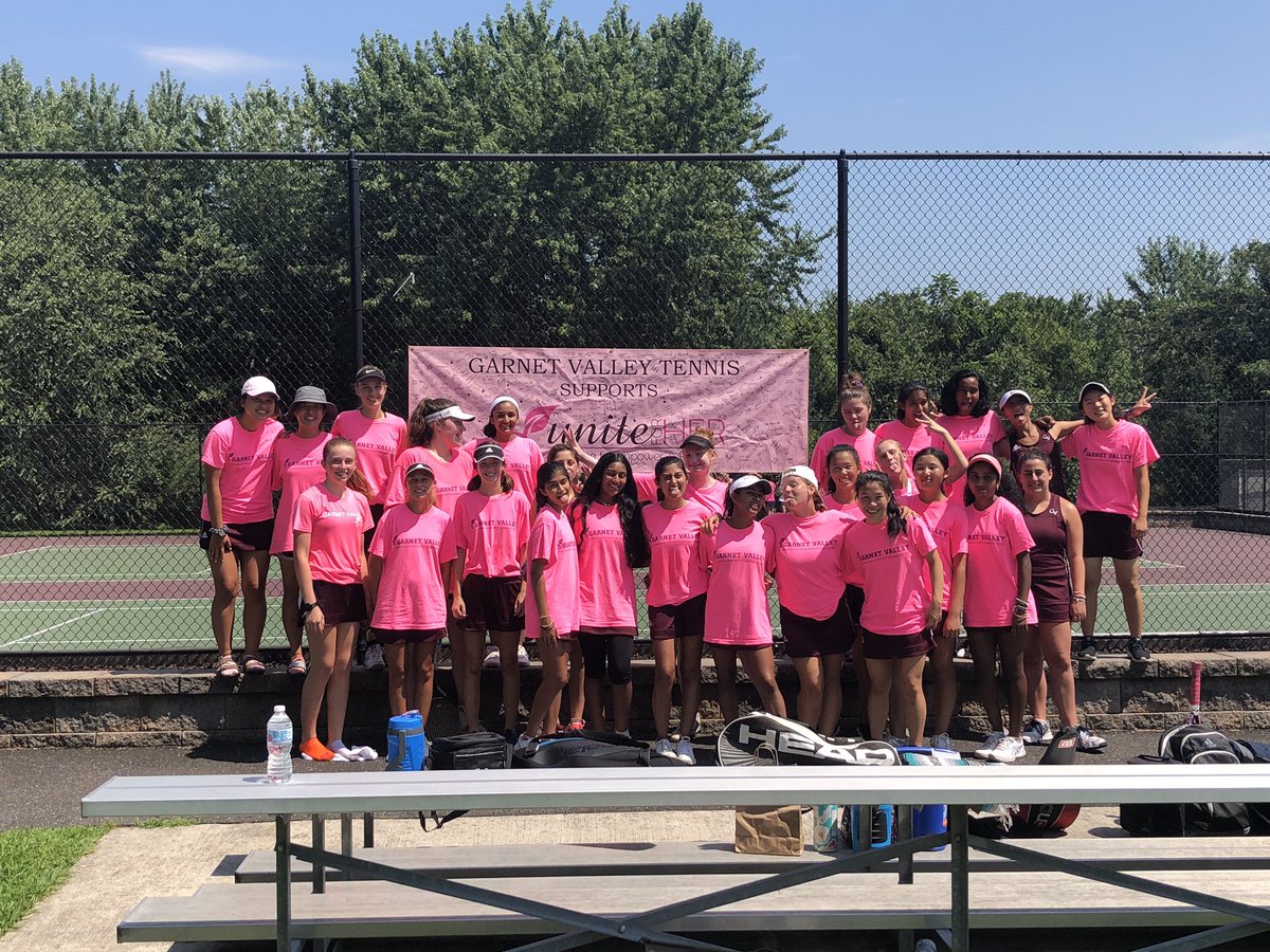 GVGT2019's tweet photo. Great turnout today girls! Congratulations to our varsity fourth doubles, Grace and Soumya, and our third singles, Katja, on their wins today! Everyone played so well today, it was a great way to start off the season! https://t.co/TG4JHwAd2A
