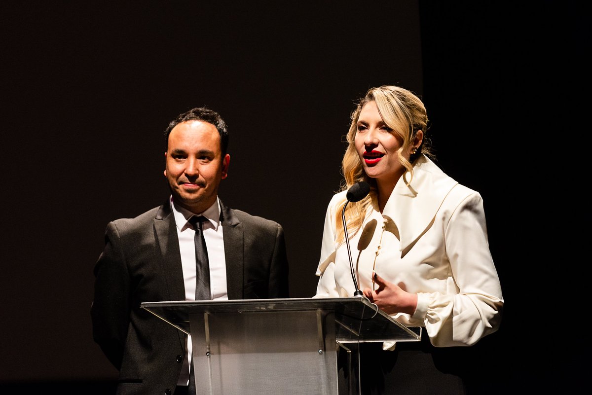 cinemachile's tweet photo. Ya son 15 años de @SANFICFESTIVAL y fueron celebrados junto a @GaelGarciaB y @WagnerMouraReal ! Felicidades a la dupla fundadora @SandovalGaby y @Carlosnunezr! Revisa acá la programación completa de la edición 2019: https://t.co/5xGm0WqGmg https://t.co/CmnbXnuBAt