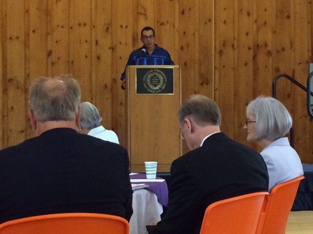 DCCatSU's tweet photo. The DCC was honored to be invited by the Office of Multicultural Affairs to welcome our incoming class of Indigenous undergraduates today in the Skybarn! Click photos for image descriptions.
#DCCatSU #DCCevents #disabilitypride #disabilityisdiversity #disabilityculture https://t.co/4zpG0Yrj8m