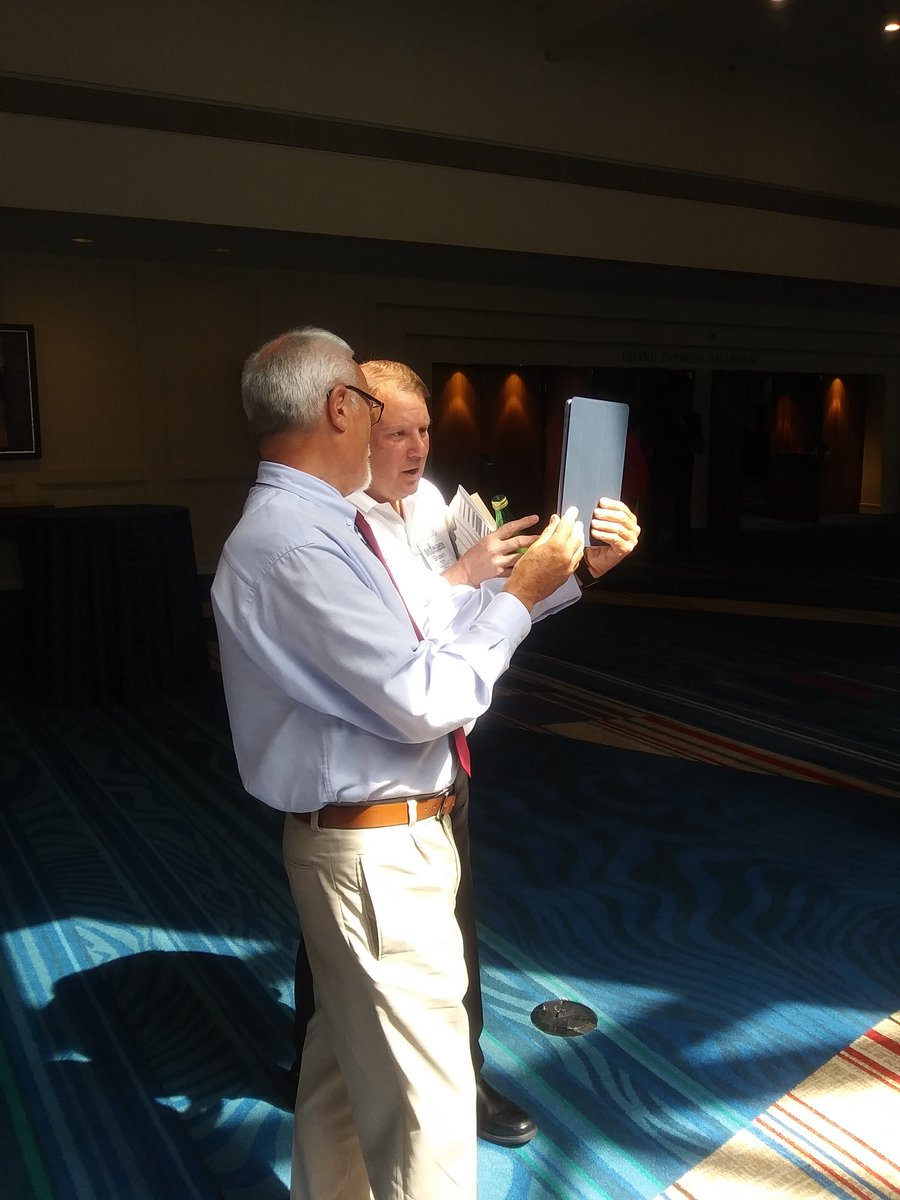 InclusnSolution's tweet photo. Hello from Orlando! Its a pleasure to meet hundreds of officials @ElectionCenter2. Stop by and see us! #accessibility #electionprep19 https://t.co/oDkZmfDomp
