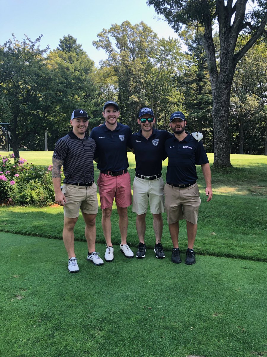 #Railers <a href="/Dotes28/">Connor Doherty</a> <a href="/HaynesConnor/">Connor Haynes</a> out at <a href="/WachusettCC/">Wachusett CC</a> for the Adopt A Student Golf Tournament! 🏌 ⛳️