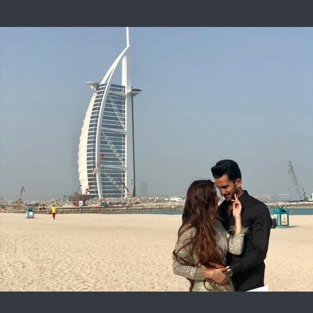 safawanders's tweet photo. One photo out of Hassan Ali &amp; Samiya 
Hassan Ali reached to #Dubai for his big day 
Congratulations to the lovely couple ❤❤❤
@RealHa55an 
.
.
.
#hassanali #samiya #cricket https://t.co/ycijYkVtEX