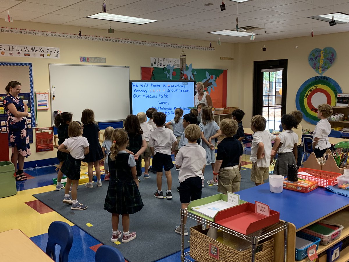 Establishing norms and practicing routines at <a href="/trinityatl/">Trinity School</a> on this first Monday of 2019-20! #TrinityLearns #DevelopCharacter