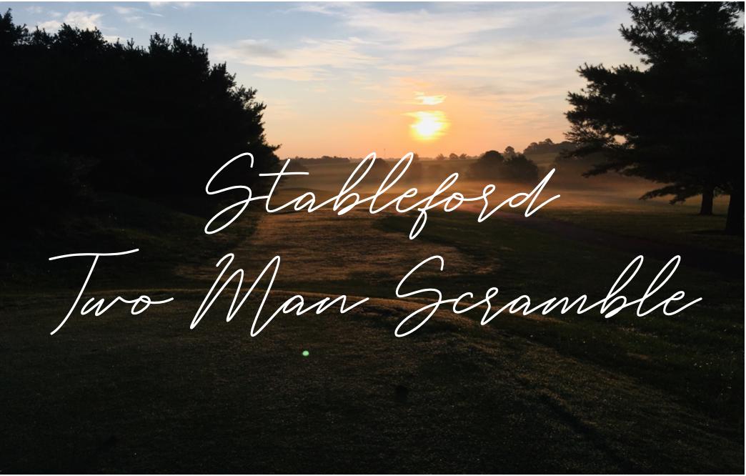 ATTN: CHANCE TO WIN HUGE SKINS POT
Don't forget to get signed up for our Stableford Scramble on Aug. 25th @ 2:00PM! We have a massive skins pot ($560! 😳) that has rolled over from the past Two-Man &amp; you won't want to miss out! Call 859-987-5600 to get more info &amp; register today!