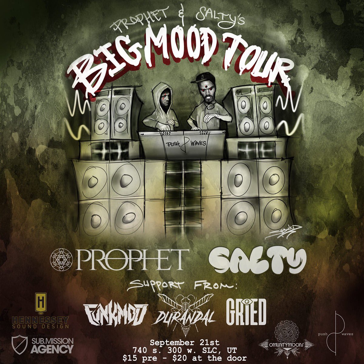 skgrieder's tweet image. Opening the night for some legends September 21st, SAVE THE DATE. #PushWaves 🌊