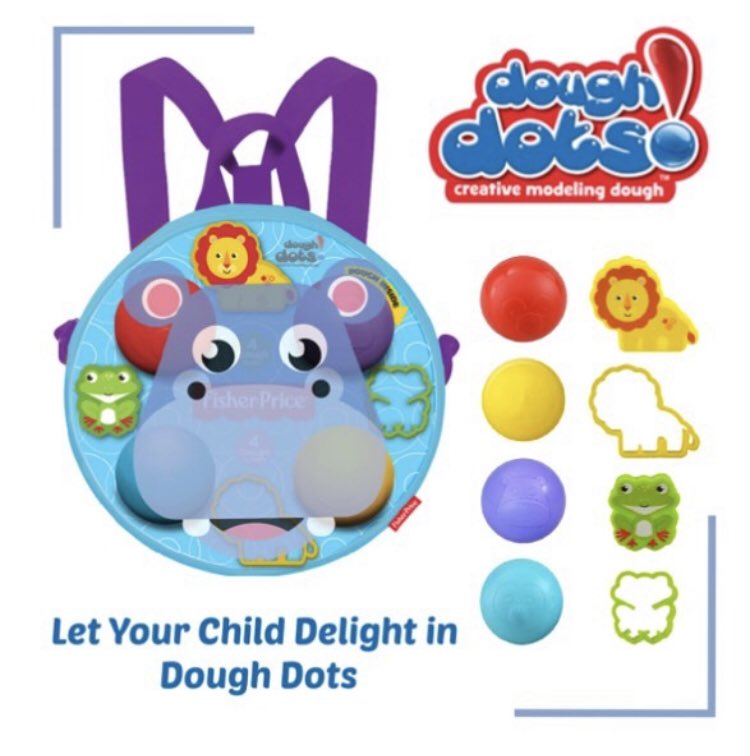 doughdots's tweet photo. Our Hippo 🦛 Backpack Playset includes four Dough Dots!™ in red🔴, purple, blue🔵 and yellow🤪. Ages 3-120!👶👴
.
#doughplay #doughtime #kidsactivities #preschooltoys #preschoolkids #preschooler #preschoolercrafts #preschooleractivities #sensoryplay #playtime #brightcolors https://t.co/aTTrHf4E65