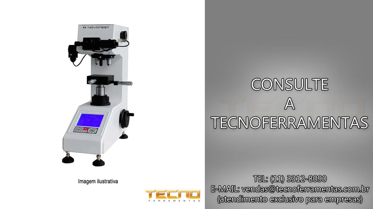 TecnoFerramenta's tweet photo. Microdurômetro Vickers Digital 8HV - 2500HV ISO 6507 ASTM E92 Conexão com o PC através da interface RS232 Novotest TB-V-10: https://t.co/JWqe4Kr5KH
Consulte a Tecnoferramentas: https://t.co/Yjk3mNiLqE
#Tecnoferramentas #Microdurômetro #Vickers #NOVOTEST https://t.co/Fc3lzFbCHg