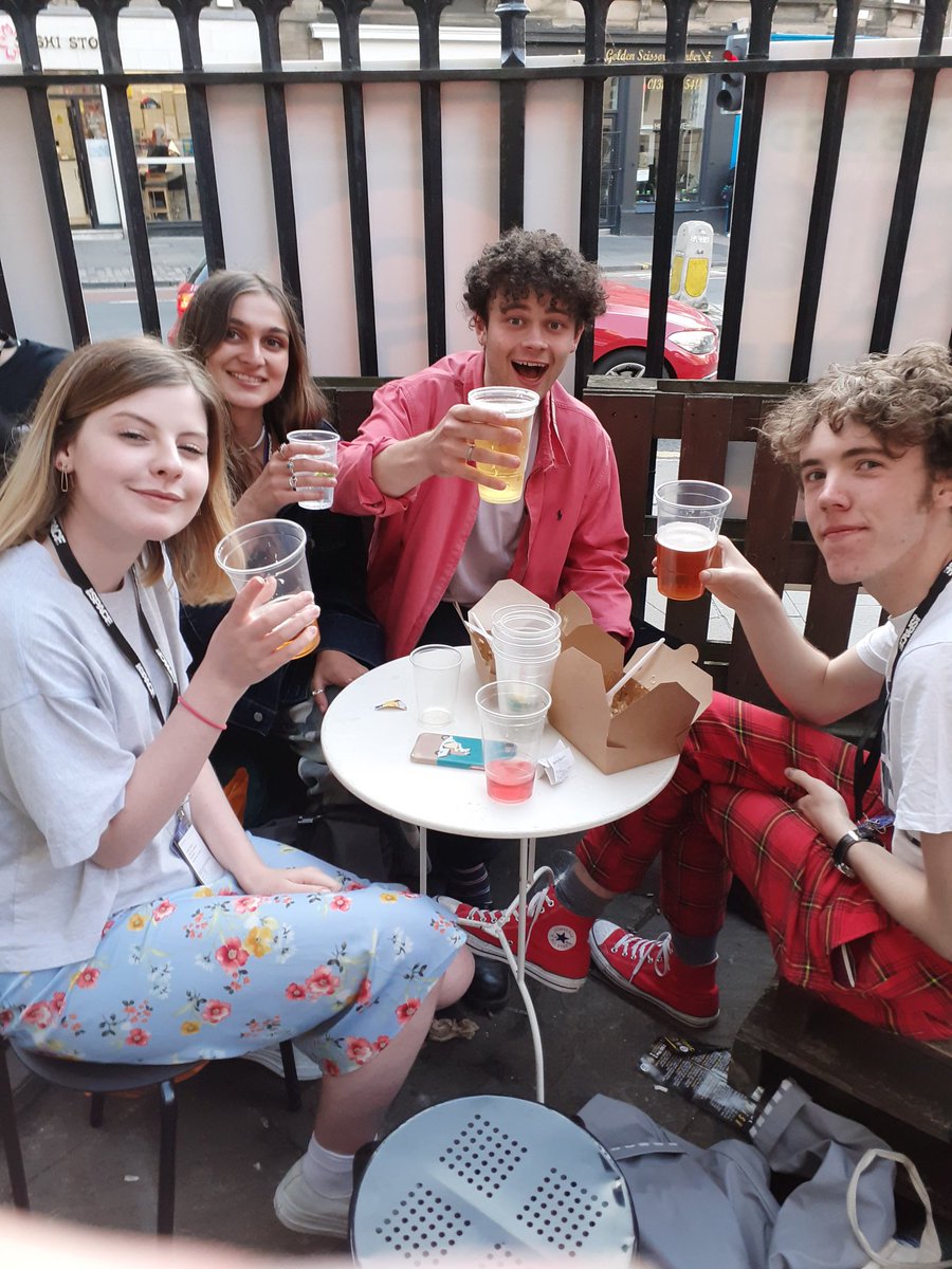 Celebrating after another amazing SOLD OUT show of Tally Ho, Secret Several! #edfringe