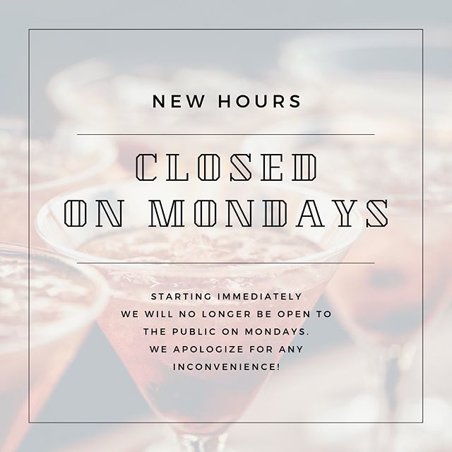ThePayback510's tweet photo. Hey there Oakland! We will now be CLOSED on Mondays. We apologize for any inconvenience this may have caused to your drinking plans! Please come see us Tues-Sat! We still love ya! https://t.co/r3c7QZLlzd https://t.co/WYZ5RBSyjM