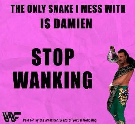 JimmyTraina's tweet photo. Had no idea that the WWF once ran an anti-masturbation campaign in its magazine during the '80s, but I'm sure as hell glad I finally found out. https://t.co/6c4lGGuxYL https://t.co/0AFkZaVCx6