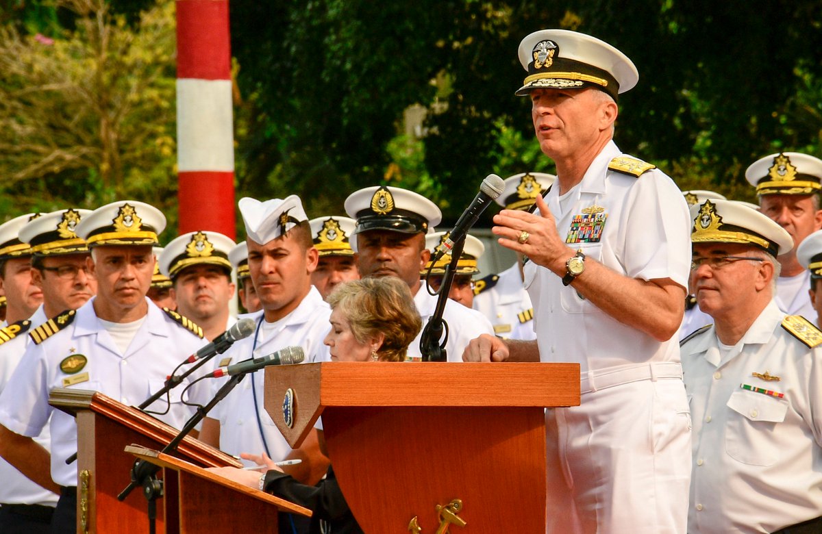 #SOUTHCOM’s Adm. Craig Faller today at the opening for #UNITASLX exercise in #Brazil: “This is a professional experience that will make each one of you stronger & better. This is how we are going to fight, as like-minded democracies, & as friends.” @EmbaixadaEUA @DefesaGovBr