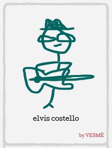 Happy Birthday to from me and Elvis Costello! Hope it\s a great one! 