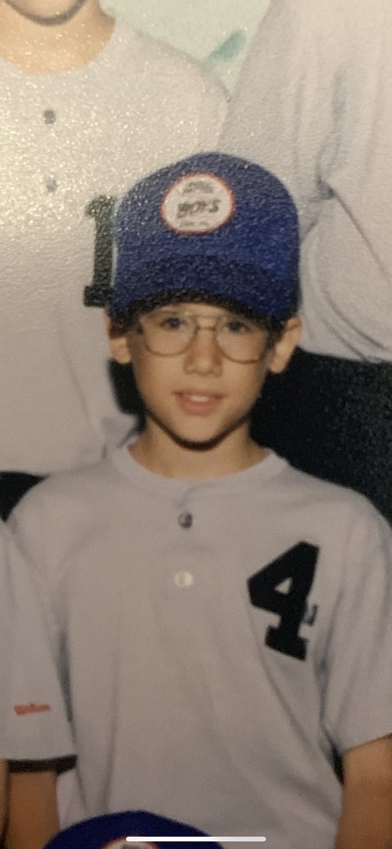 TheOGPAW's tweet photo. I’ll be filling in for @MattFontana83 on ESPN Cleveland Tonight at 6pm. To celebrate the start of #GKBWeek, here is a young me...who probably had a batting average of .010 in 1997. https://t.co/lrOKN4QQRR