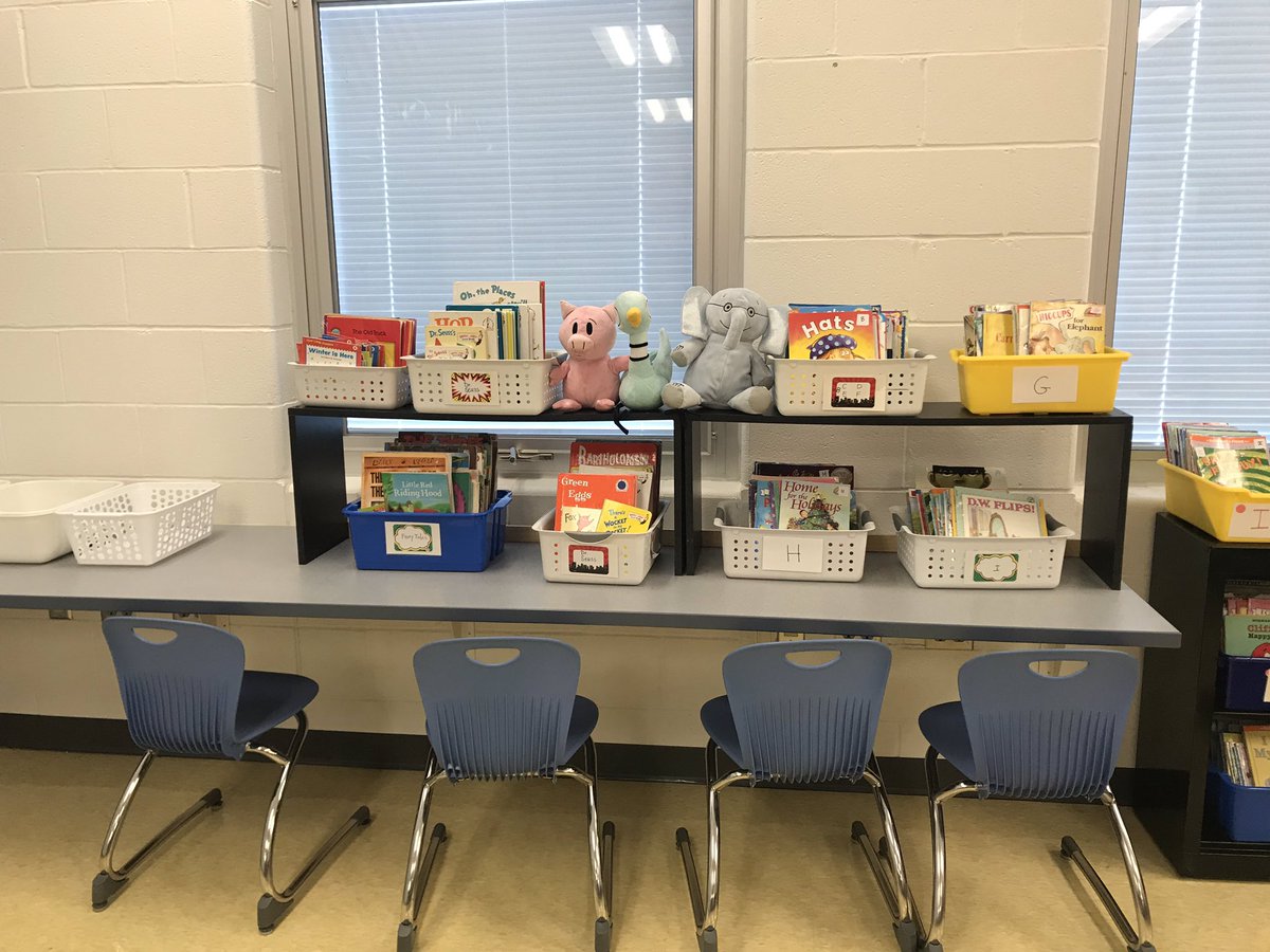 JennBottoms's tweet photo. Library is ready! Missed having my helpers set it up this year! #booksareready #checkthatoffthelist https://t.co/bXDBfG4m3V