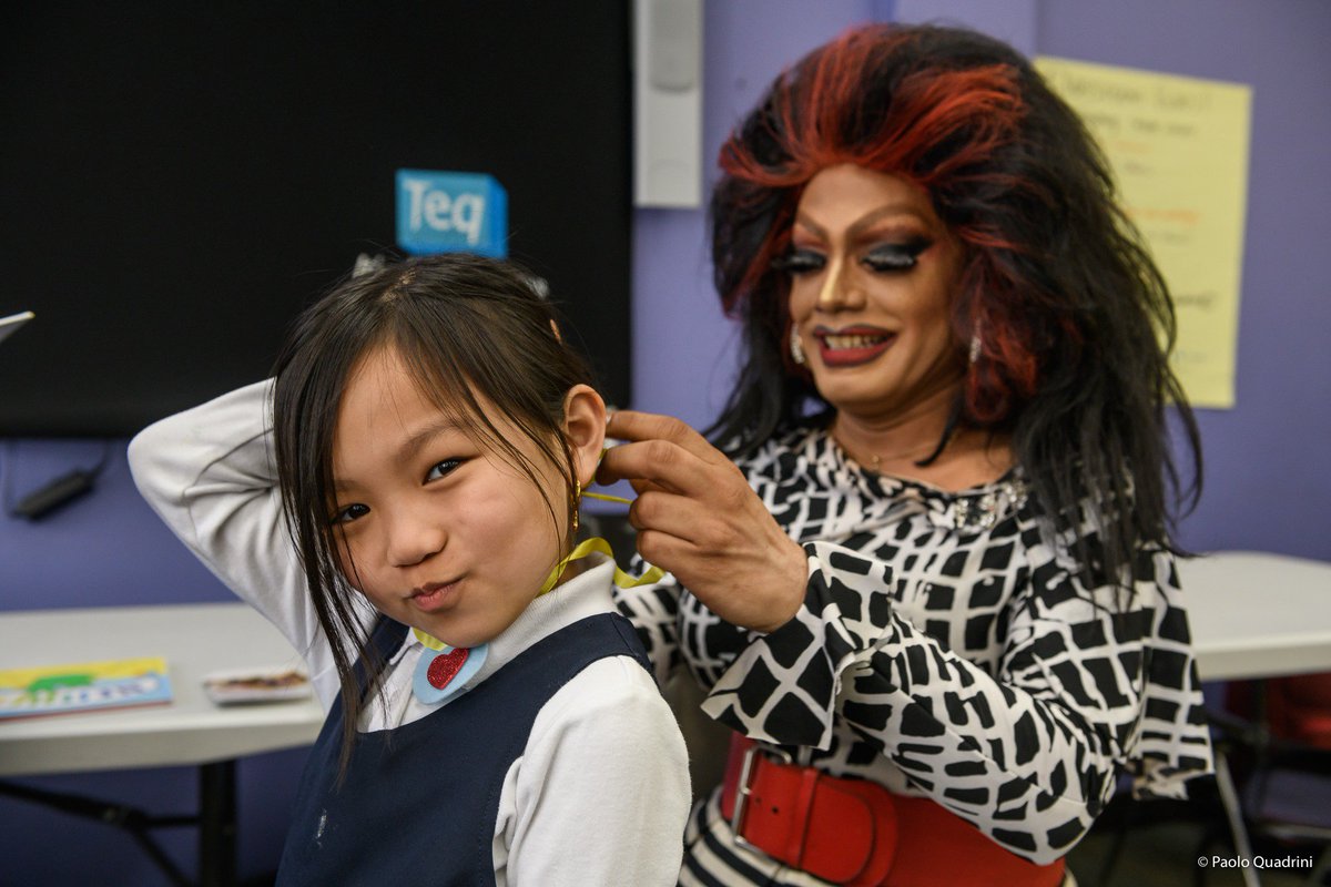 Come join us on Wednesday,  8/28 at 11AM for Drag Queen Story Hour, with Angel Elektra! #dqsh