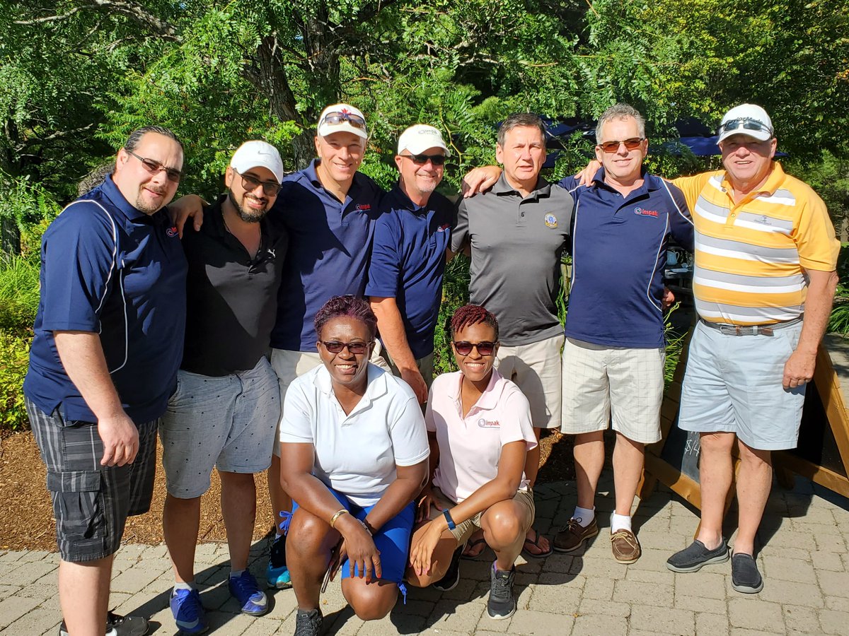 ImpakPackaging's tweet photo. Summer is winding down but the team was able to step out of the office get in a round of golf. #golf #WorldPhotoDay #packagingexperts #dayoutoftheoffice https://t.co/42EFDrZUrX