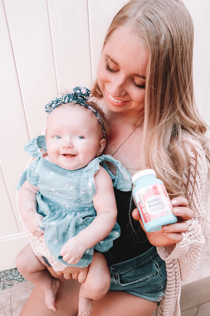 shopbetterme's tweet photo. Shannon and her adorable daughter, Stella are possibly our cutest fans. Who can argue with that smile?  
"Love my @shopbetterme vitamins &amp; so does my hair! Not only do they help with hair growth, but they contain so many vitamins to help with skin &amp; nails, too" https://t.co/VgGDfjZeul