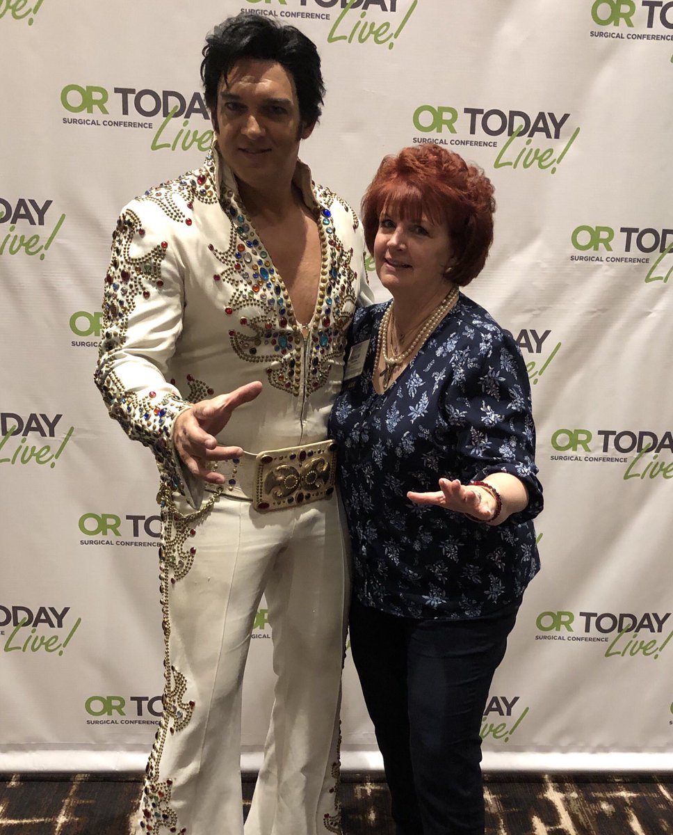 AskDrPhyllisRN's tweet photo. When you’re in #Vegas you just never know who will show up #ortodaylive @ORtoday #perioperativenurse https://t.co/aq6qoiSQSh
