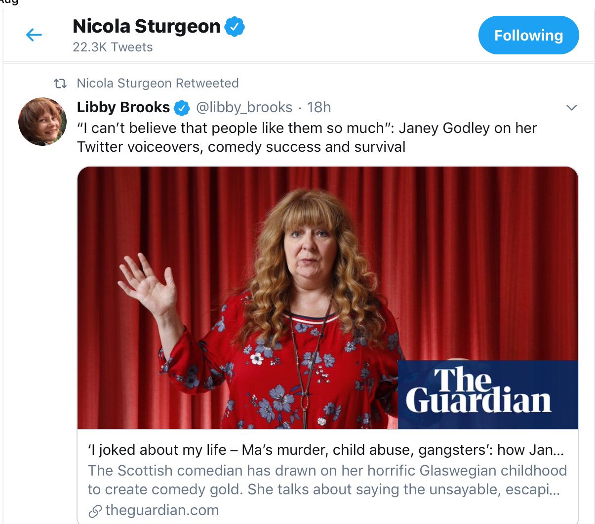 janey godley on twitter melainejshepp no i didn t twitter
