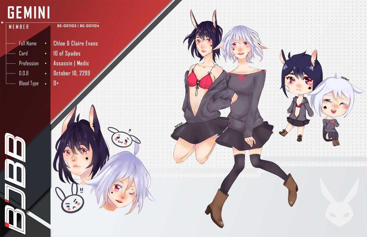 _kuroopuchi's tweet photo. Finished remaking my application of Chloe and Claire for #BJBB ✨
There's more about their backstory and miscellaneous on my https://t.co/ePJYNDNQAB
https://t.co/nYWJ9kFFIV https://t.co/J48QVu7avM