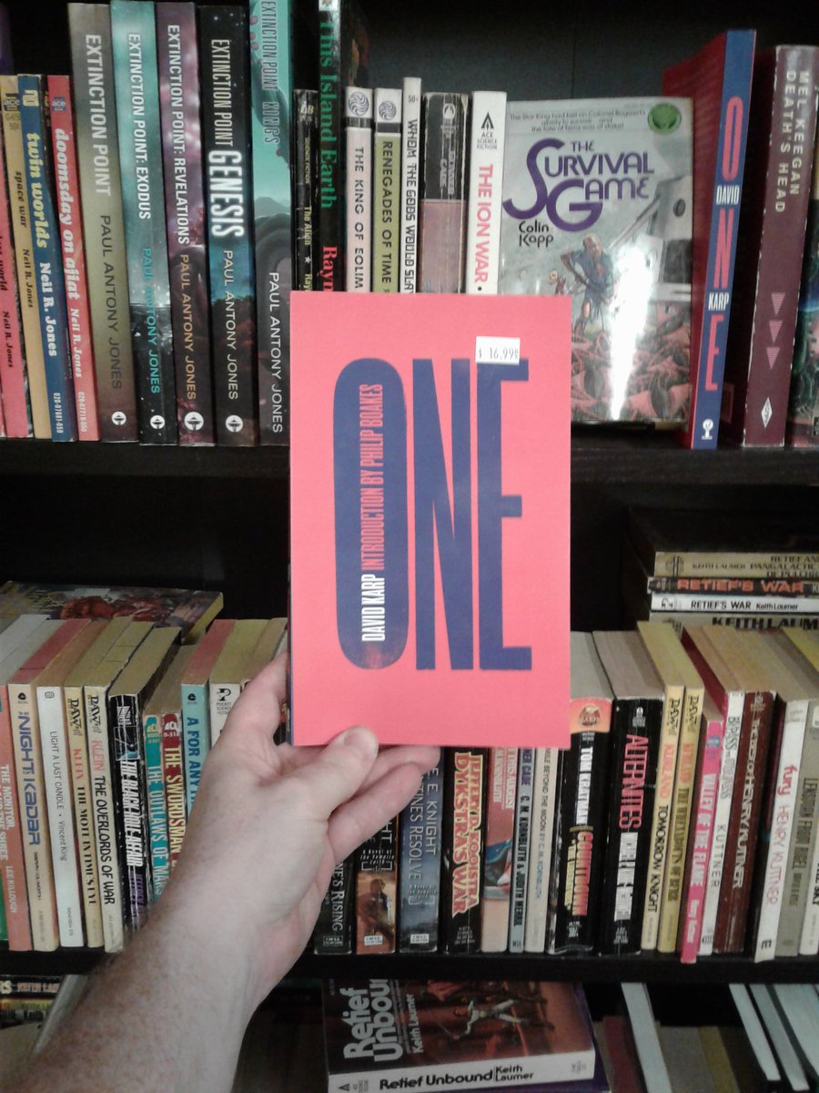 Bucketoblood's tweet image. Today&apos;s #bookrecommendation: ONE (1953) by #DavidKarp, available again thanks to @Valancourt_B. A dystopian tale about a society seeking perfection by rooting out dissension. One man, believing he is an active supporter of the state, is treated for his heresy. RIYL: 1984.