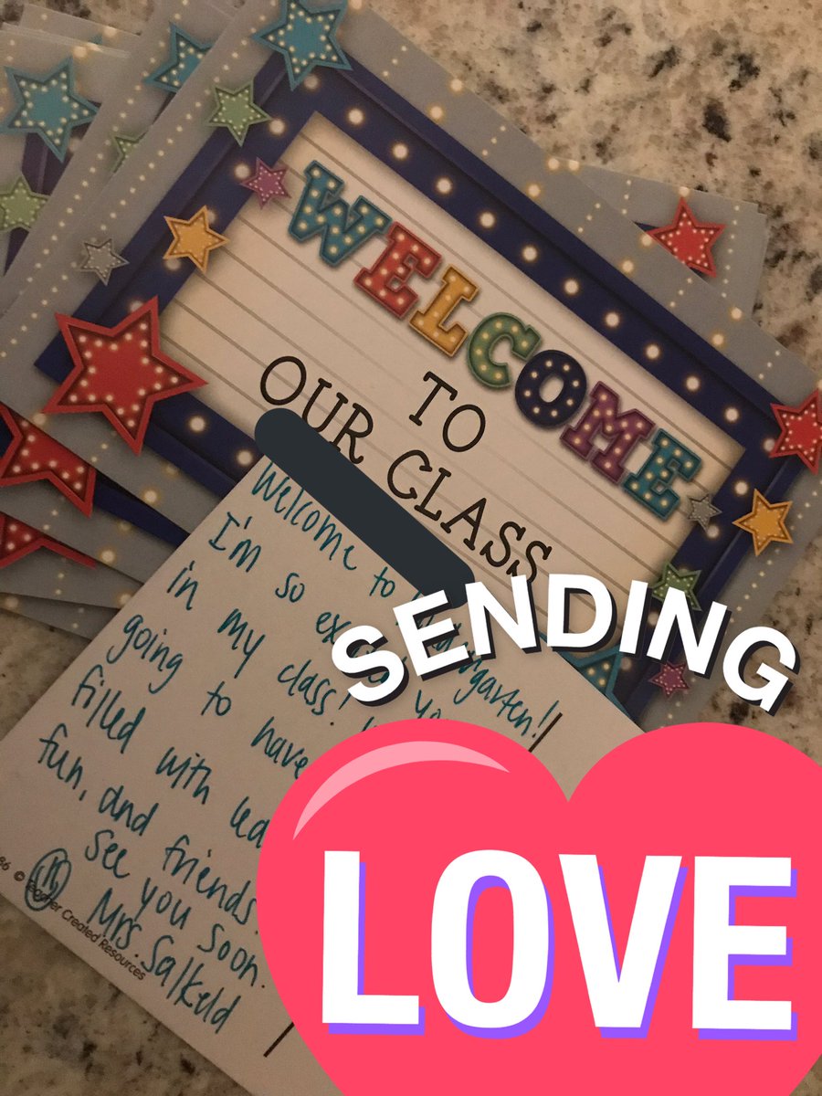 mtsalkeld's tweet photo. Welcome back postcards will be sent out soon! Excited to start the new school year!! @Prettyboyes1 #bcpsbacktoschool https://t.co/308yi7MAPr