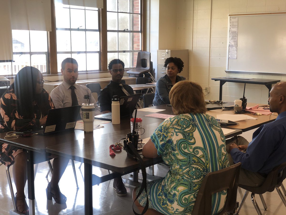 My administrators working with <a href="/MsMathies/">Dr. LaRhonda Mathies</a> and our state specialist. We’ve got our PLC process rolling <a href="/JCPSAsstSuptAIS/">Nate Meyer</a> <a href="/tim_godbey/">Tim Godbey</a> #WeComingForYou