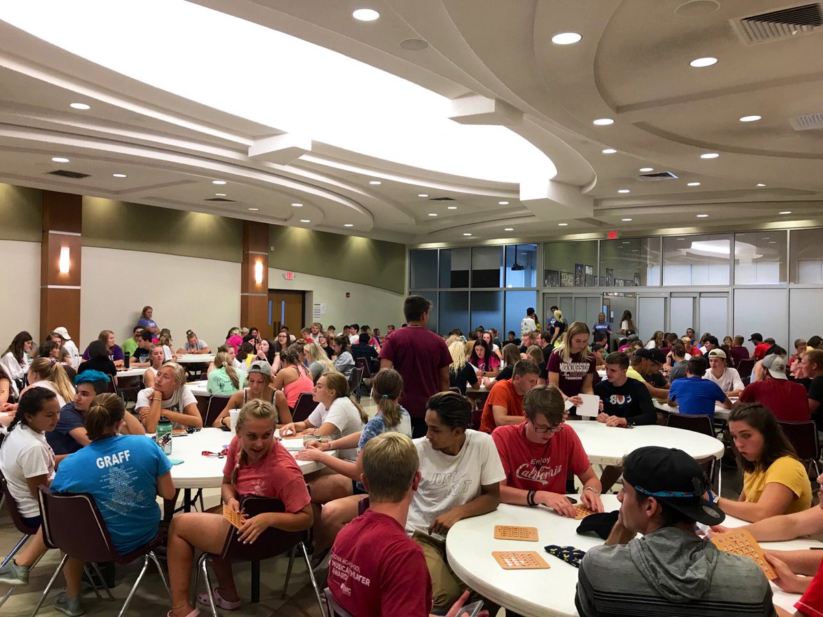 MsideEngagement's tweet photo. You didn’t know college kids love #Bingo? Now you do. #ClassOf2023 https://t.co/1ViLqJCPhh