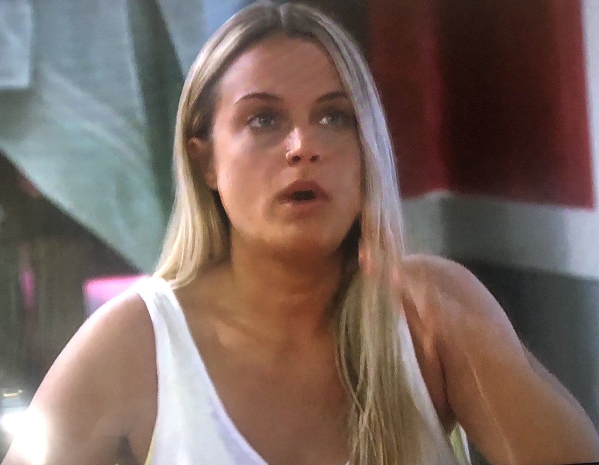 Bro20Big's tweet photo. So WHO TF does Christie thinks she is!?? She’s actually telling Nick how he should &amp; shouldn’t be playing this game. 🙄🙄🙄🙄🙄🙄#STFUChristie #ChristieEvictionParty #BB21 #BBLF https://t.co/bOb4u5mXZI