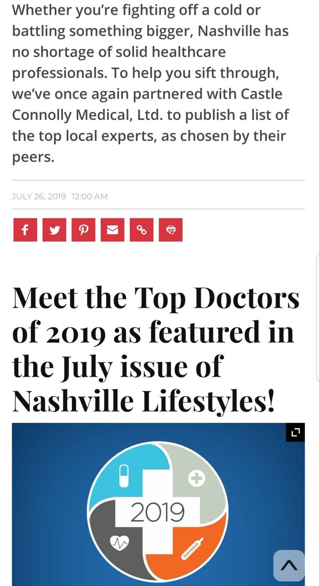 southernkidney's tweet photo. We are excited to announce that our Dr Santana was listed in this year's Nashville Lifestyle's Top Docs edition! https://t.co/LHrrp81WMn
