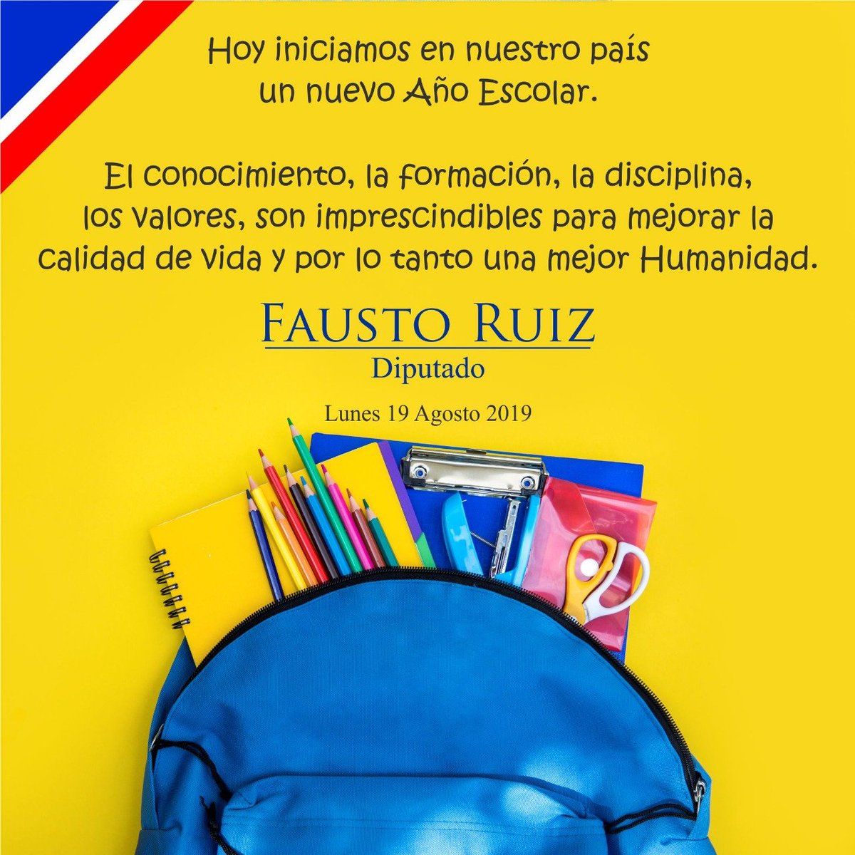 wrgenao's tweet photo. El conocimiento, la formación, la disciplina, los valores, son imprescindibles para mejorar la calidad de vida y por lo tanto una mejor humanidad. #FaustoRuiz @FaustoRuizLV https://t.co/JgA4qDisv2