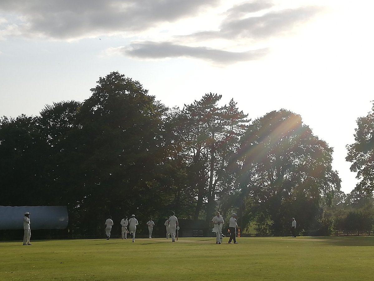 What a great finish at Brockhampton. Herefordshire won by 1 wkt as the sun set, the winning run scored by Dan Conway in his last MCCA game, strangely I predicted that night happen at the start of the innings. He also got a fivefer. Terrific performance by both sides.