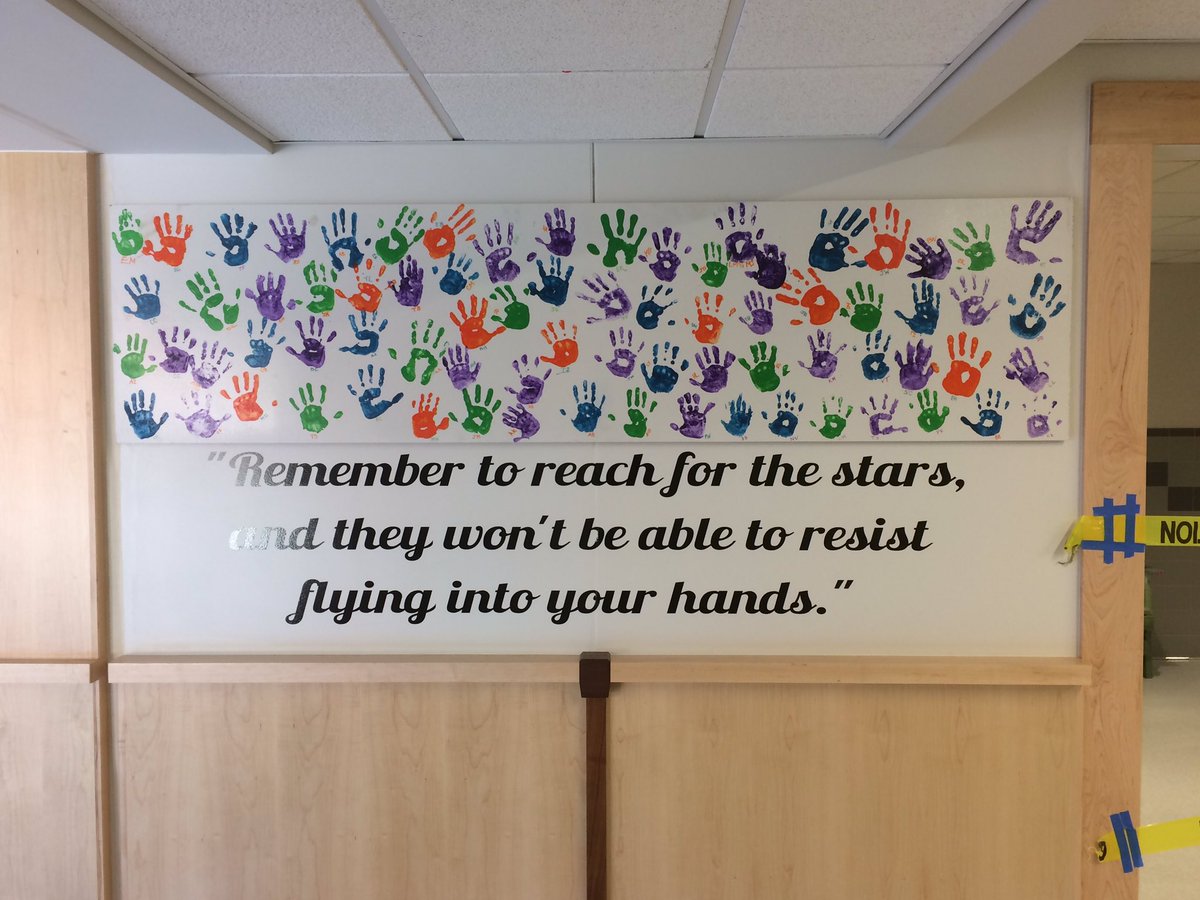 DedhamECEC's tweet photo. Our handprint quotes are all finished and ready for the new school year @DedhamECEC! https://t.co/QDnS8xWPJJ