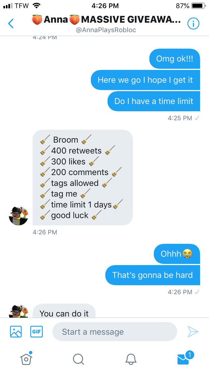 Hehehjrjdj On Twitter Guys I Need Help Please This Is My First Rt Deal With Someone Please Help Me Out I Only Have 1 Day Please Make My Dream Come True I - omg guys this is my first 2 robux omg omg omg omg