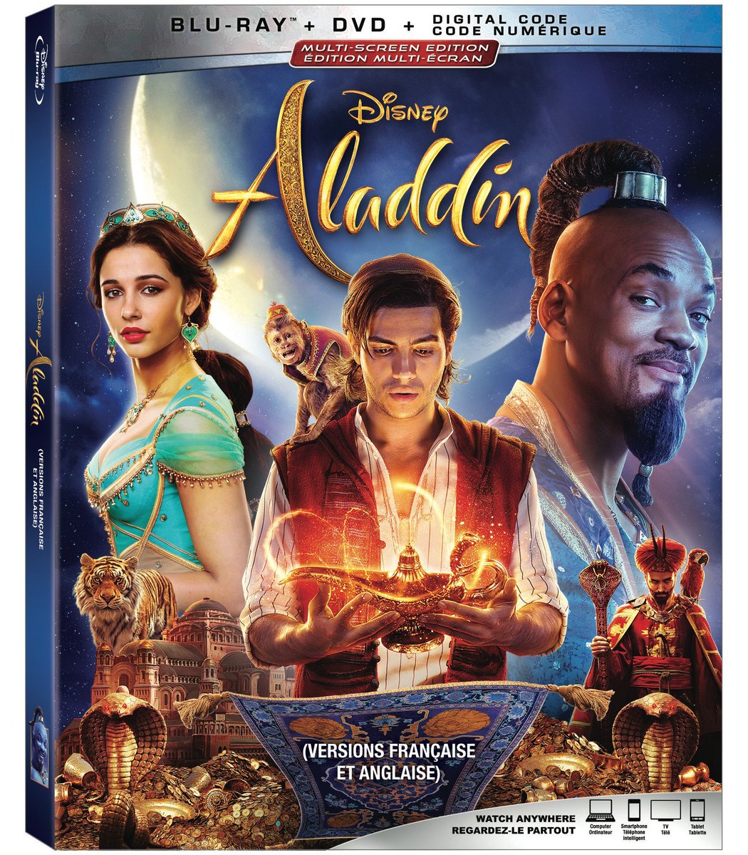 BenMkWrites's tweet image. Make way for Prince Ali! Follow us + RT to enter to #win the Signature Edition of @Disney's animated classic, #Aladdin, plus the live-action adaptation starring Will Smith, both of which come to Blu-ray September 10!
