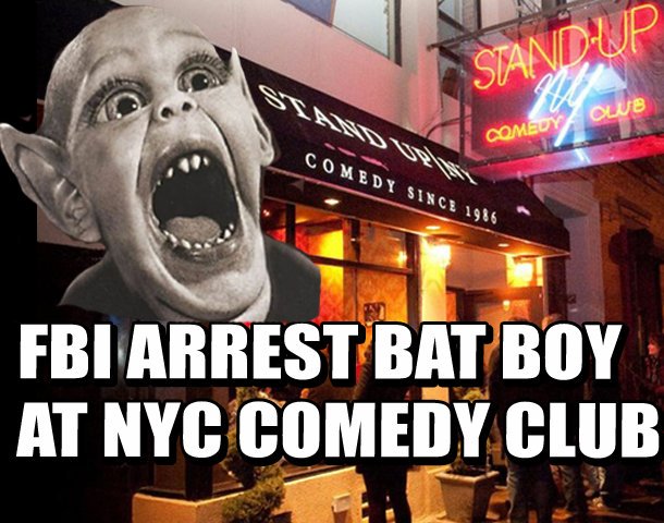 Probecast's tweet photo. BAT BOY SIGHTING IN NYC!!! Bat boy... YOU are my WHITE WHALE.

@weeklyworldnews #batboy #probecast #whitewhale

https://t.co/OqX0ukrIR4 https://t.co/gNeqRjxVgi