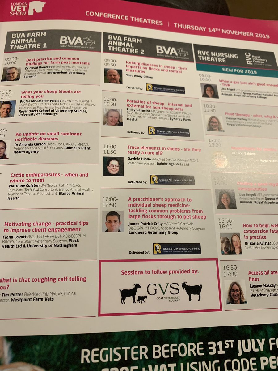 sheepyvet's tweet photo. Very excited to be presenting again at @VetShow looking forward to it https://t.co/0IZ3m2rDBg