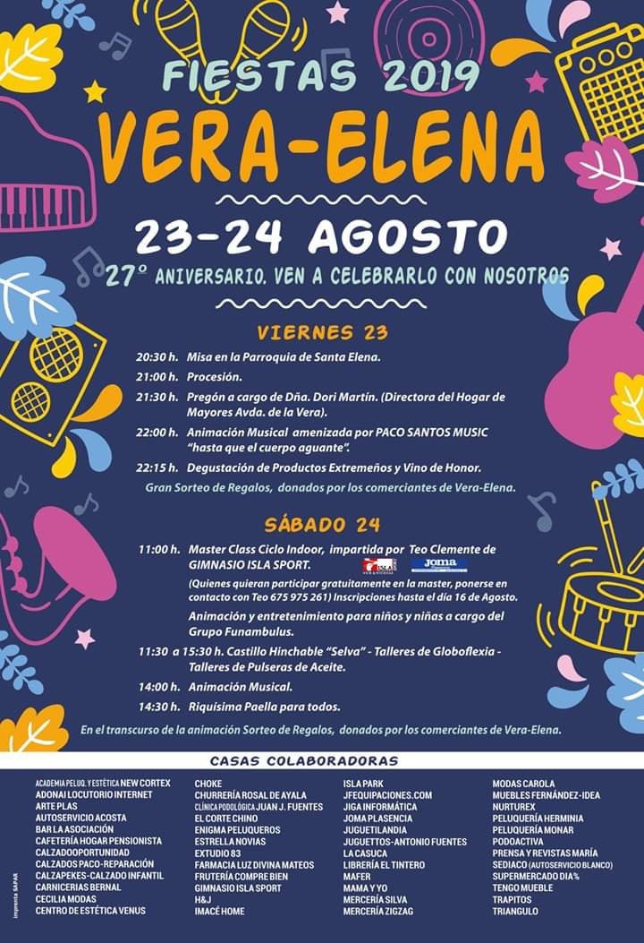 23 - 24 de agosto fiestas del barrio de Santa Elena #Plasencia