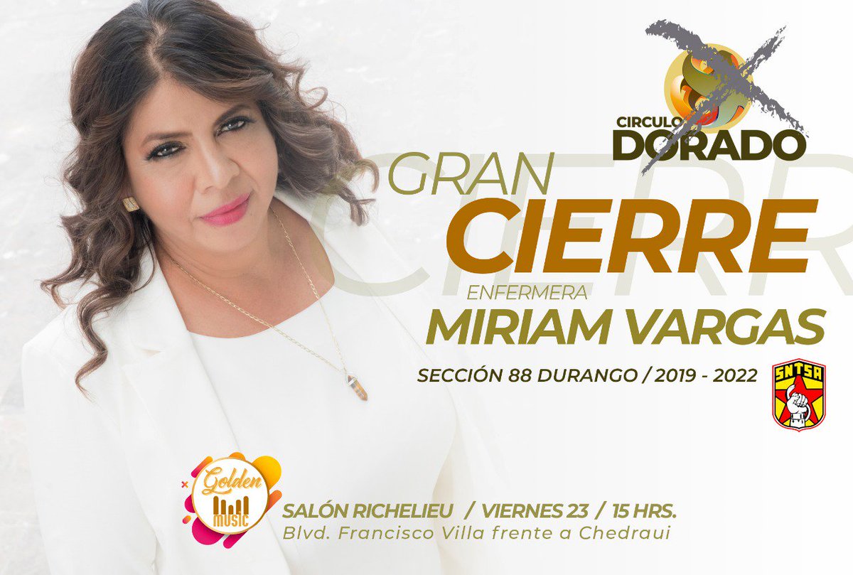 MiriamV_1's tweet photo. Todos invitados a este gran cierre de campaña. Cerremos con broche de oro.
#Unidad #Gestión #Victoria https://t.co/uqwmvA22EJ